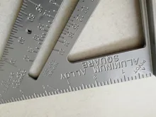 Square Ruler Layout-Tool Carpenter-Measurement Thickening-Angle Aluminum-Alloy 90-Degree