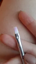Pintura en Gel UV para manicura, lápiz para dibujar y esculpir uñas artísticas, lápiz para dibujar pétalos de media luna, mango corto, herramientas de manicura para salón DIY, 1 Uds.