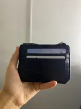 Tarjetero con textura de mármol, cartera pequeña de bolsillo para tarjetas de crédito, delgado y delgado, color blanco