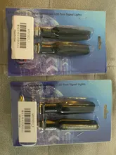 DERI-indicador LED de señal de giro para motocicleta, luces de circulación diurna, luz intermitente de agua