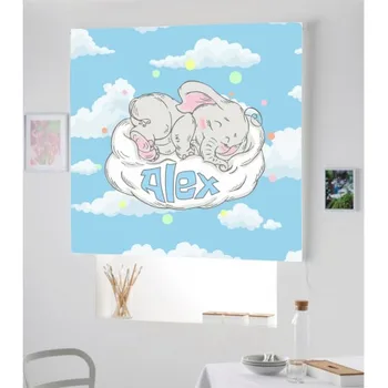Blind Iroa customizable Digital Infnatil Elephant Clouds Toddler ROLLER BLINDS TRANSLUCENT! (100X170)
Blind Iroa customizable Digital Infnatil Elephant Clouds Toddler ROLLER BLINDS TRANSLUCENT! (100X170)