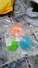 Bolas adhesivas luminosas de juguete para aliviar el estrés, Bola de pared, Juguetes de descompresión, regalo de Navidad para niños, 3 unidades por lote