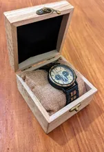 BOBO BIRD reloj de madera para hombre erkek kol saati reloj de madera elegante de lujo cronógrafo relojes militares de cuarzo en caja de regalo de madera