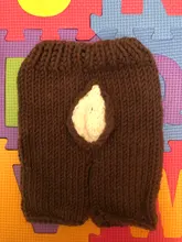 Accesorios de fotografía recién nacido, sombrero de bebé con diseño de ciervos, hecho a mano, Crochet, disfraz de venado, gorros de punto y pantalones