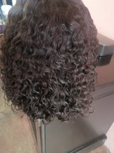 Rizado rizado peluca barato Bob corto de encaje de cierre pelucas de cabello humano 4x4 de la onda de agua brasileña pelucas Bob corto rizado profundo pelo peluca del pelo humano