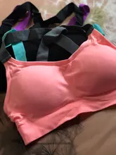 Sujetador deportivo de Yoga para mujer, Top de copa completa de secado rápido, Push Up cruzado a prueba de golpes, para entrenamiento, gimnasio, correr y trotar