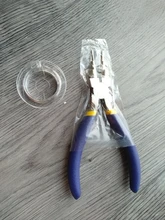 Juegos de herramientas de joyería DIY con Alicates de punta redonda de acero al carbono y cable de cobre para joyería DIY, colores mezclados F80