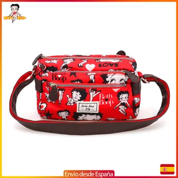 BETTY BOOP shoulder bag 24 cm, with two front pockets and one back with zipper, handle 120CM red Color
BETTY BOOP shoulder bag 24 cm, with two front pockets and one back with zipper, handle 120CM red Color