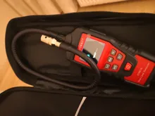 Analizador de Gas HT601A, Detector de fugas de Gas, LED portátil, alarma de Gas inflamable, analizador