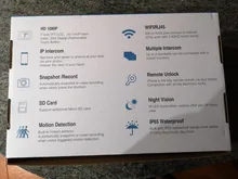 TMEZON-sistema de intercomunicación inteligente para puerta, timbre impermeable con Wifi, 7 pulgadas, IP, 2 monitores, 1080p, 1 cámara