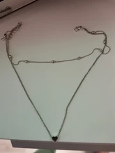 2 unids/set moda amor corazón colgante collar para mujer nuevo estilo encantador capas cadena gargantilla collares regalos chica