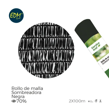 MESH ROLL BLACK 70% 2X100MTS 
MESH ROLL BLACK 70% 2X100MTS