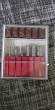 Juego de 12 brocas para uñas, Lima eléctrica para cutículas, lijadora para manicura y pulido de uñas
