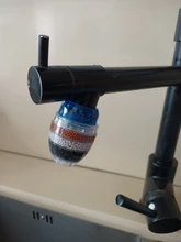 Purificador de filtro de limpieza de agua para cocina, 1 unidad, grifo de carbono para el hogar, Mini llave, Cartucho de filtración, 21-23mm, filtro de agua de carbono