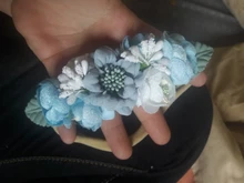 Balleenshiny de cinta para la cabeza con flor para bebé Super nailon suave bebé banda de pelo del bebé chica pelo accesorios para accesorios de fotografía