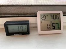 Clock Electronic-Temperature Multifunction Automatic And Monitor Lcd-Screen Humidity