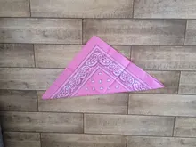Pañuelo cuadrado de algodón para mujer, Bandana moderna de 55cm x 55cm para la cabeza, turbante Rock para niña, diademas para el cabello Accesorios