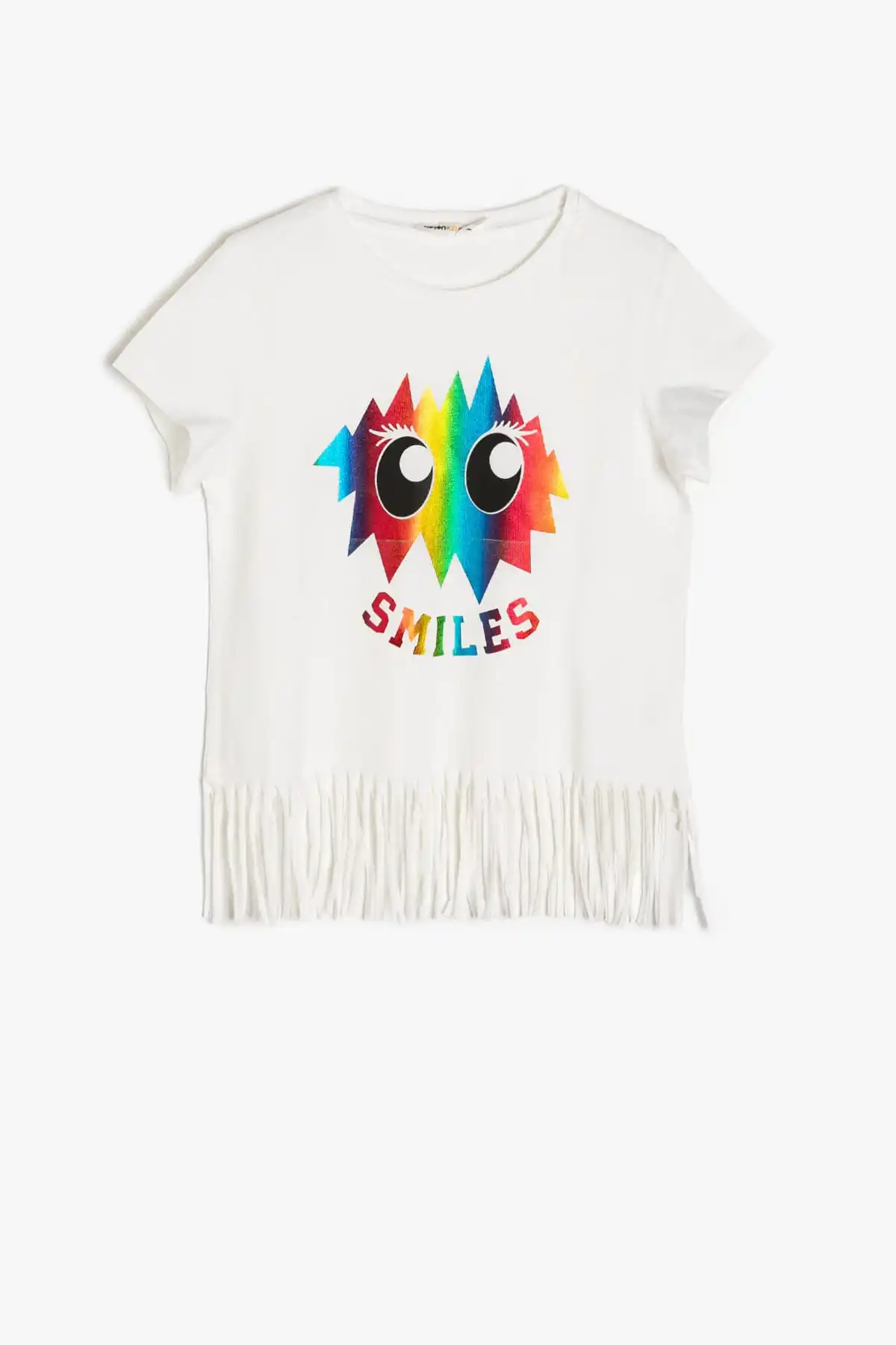 Koton Kids Raw White Female Child Printed T-Shirt | Женская одежда