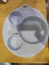 Platos tipo tazón alimentación de bebé, plato de silicona integrado para niños, platos de Silicagel para bebés