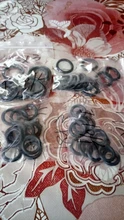 Nitrile Rubber Sealing-Washer NBR Oil-Resist Black Automobile Round OD CS 3mm 10pcs 10mm--80mm