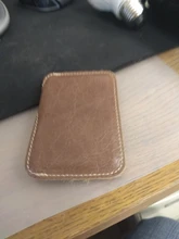Mini Cartera de cuero Retro Para hombre y mujer, billetera inteligente para tarjetas de crédito y negocios, 2020