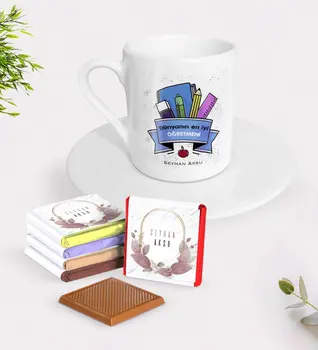 Personalized World Best Öğretmeni Turkish coffee Cup and Chocolate Gift Seti-23
Personalized World Best Öğretmeni Turkish coffee Cup and Chocolate Gift Seti-23