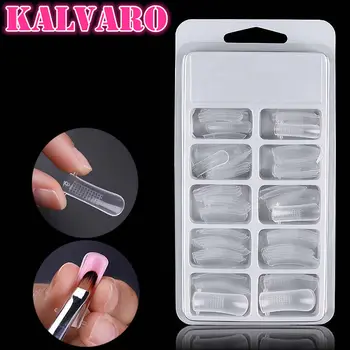 Professional 100 Pcs Quick Building Poly Gel Mold Tips Nail Dual Forms Finger Extension Fake Nail Art UV Gel Polish Polygel Tool
Professional 100 Pcs Quick Building Poly Gel Mold Tips Nail Dual Forms Finger Extension Fake Nail Art UV Gel Polish Polygel Tool