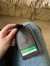 CUIKCA-cartera ultrafina con Clip magnético para hombre y mujer, billetera para tarjetas de crédito, billetera creativa