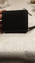 Monedero de piel con cremallera para mujer, cartera femenina pequeña de marca de lujo con hojas huecas para tarjetas de crédito, 2020