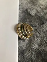 Pendientes de Clip en forma de C para mujer, Perla moderna, Color dorado, joyería de boda para fiesta, sin perforaciones, apilable, CZ, 2020