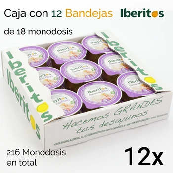 IBERITOS-Cash Box 12 trays turkey soup cream 18x23g monodose-soup cream Turkey for spreadable
IBERITOS-Cash Box 12 trays turkey soup cream 18x23g monodose-soup cream Turkey for spreadable