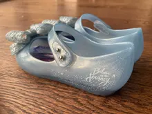 Disney-sandalias de princesa Elsa para niños y niñas, zapatos de animales, Mini Melissa, Lovely Melissa