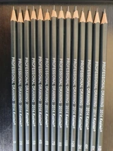 14 unids/pack pluma de dibujo Ultra fina línea tinta para marcador negro dibujo pluma 6H 4H 2H HB B 2B 3B 4 B 5B 6B 7B 8B 10B 12B arte marcador lápiz