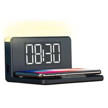 Alarm Clock with Wireless Charger Qi Black
Alarm Clock with Wireless Charger Qi Black
