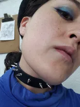 Gargantilla gótica de cuero sintético Unisex para hombre y mujer, remache de punta, joyería de collares Punk, regalo de piel sintética, joyería para fiesta