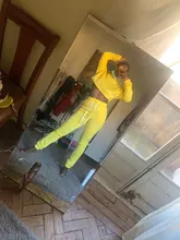 Chándal con estampado de letras para niña, conjunto de Top corto con capucha, pantalones para correr, chándal, conjunto de dos piezas para Fitness