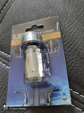 Grifo de agua con luz LED, cabezal de boquilla con Sensor de temperatura y cambio de 7 colores