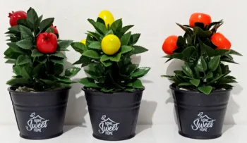 Artificial Pomegranate, Lemon And Tangerine Trees In Pots Mini Decorative 3 Pots
Artificial Pomegranate, Lemon And Tangerine Trees In Pots Mini Decorative 3 Pots