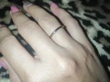 De moda Simple de acero inoxidable de oro rosa dedo anillo de plata Anillos de Color para las mujeres joyería fina Anillos tamaño 4-10