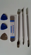 Herramientas universales de apertura para reparación de teléfonos móviles, kit de Spudger de Metal, palanca de acero para desmontaje de teléfonos móviles, 3/8 Uds.