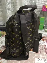 Mochila con estampado clásico para mujer, bolso de diseñador de cuero PU con borla, lujoso, Vintage, de alta calidad, 2020