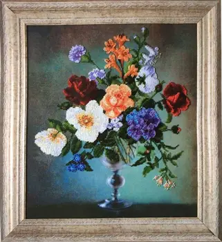 B-698 set for embroidery with beads "'Memories of lete', 36*41 cm 
B-698 set for embroidery with beads "'Memories of lete', 36*41 cm