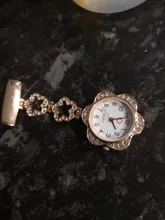 Ne Fashion-reloj de bolsillo para mujer, colgante de estrella de cinco puntas y corazón con Clip, de cuarzo, para médico, enfermera