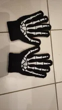 WARMOM-guantes de punto de invierno para niños, guantes cálidos de cinco dedos con lindo estampado para deportes al aire libre