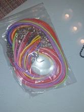 20 unids/lote Real hecho a mano de cuero ajustable trenzado collares de cuerda y amuletos colgantes resultados langosta cierre cuerda cordón 2 mm