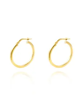 Silver earrings gold Rings Smooth square 24x2mm
Silver earrings gold Rings Smooth square 24x2mm