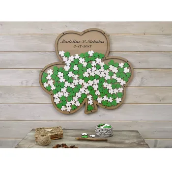 Custom Rustic Wood Cloverleaf grass Wedding Guest Book Alternatives Wedding Engagement Guestbook Wood Tree of Life Wedding Gift
Custom Rustic Wood Cloverleaf grass Wedding Guest Book Alternatives Wedding Engagement Guestbook Wood Tree of Life Wedding Gift