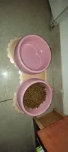 Tazón de paja de trigo para perros, plato alimentador de Gato y cuencos de agua para alimentos para perros pequeños, medianos y grandes, antideslizante, color azul, verde y rosa