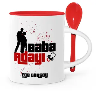 Father's Day Custom Father Nominee Red Spoon Mug Cup-3 
Father's Day Custom Father Nominee Red Spoon Mug Cup-3