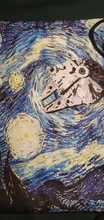 De moda pintura noche estrellada de Van Gogh, bolsa totoro patrón mochila bolsa de viaje pequeña mochila bolsa para playa regalo de los niños